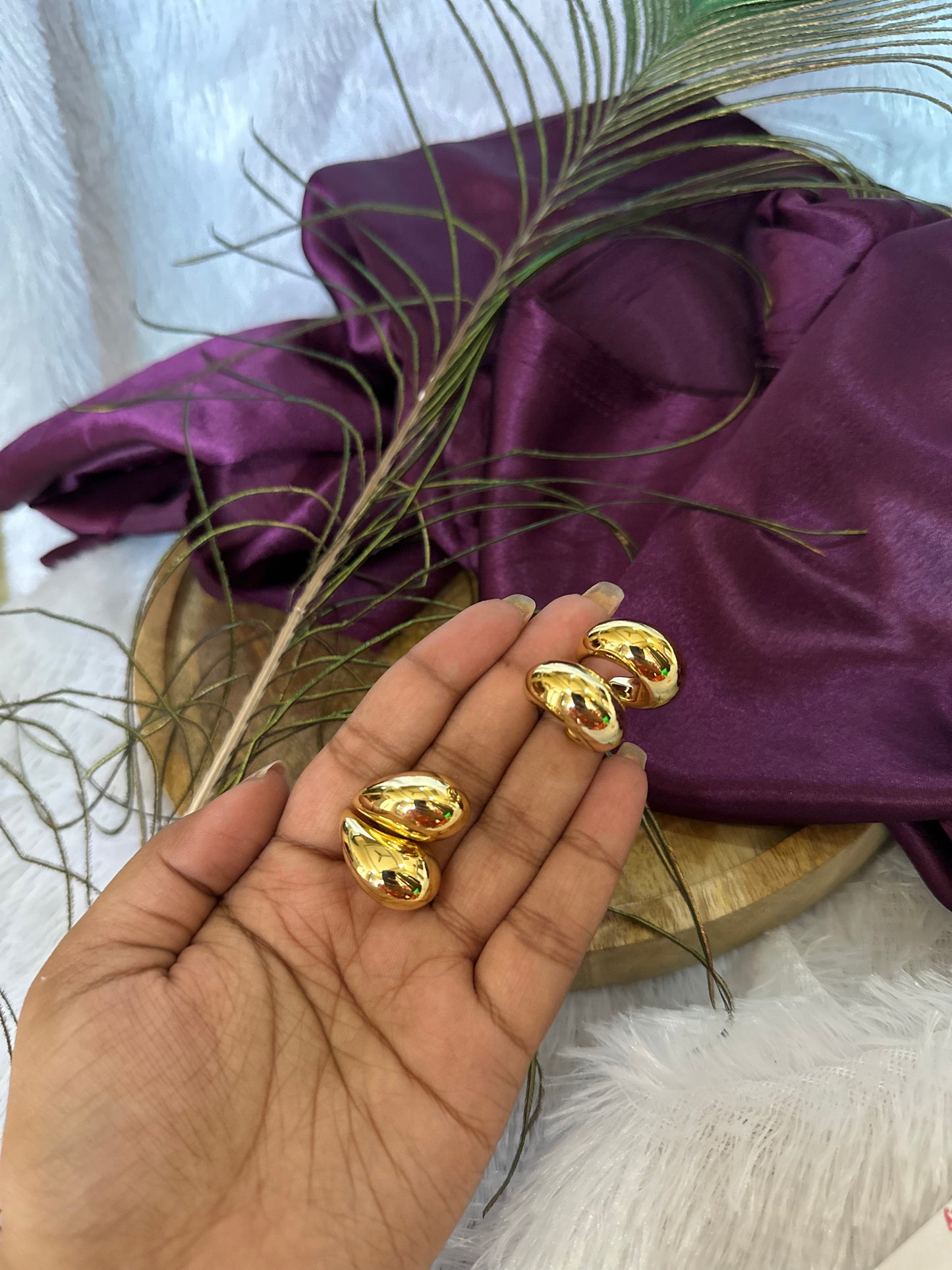 Golden Essential Earrings Set Korean Earrings