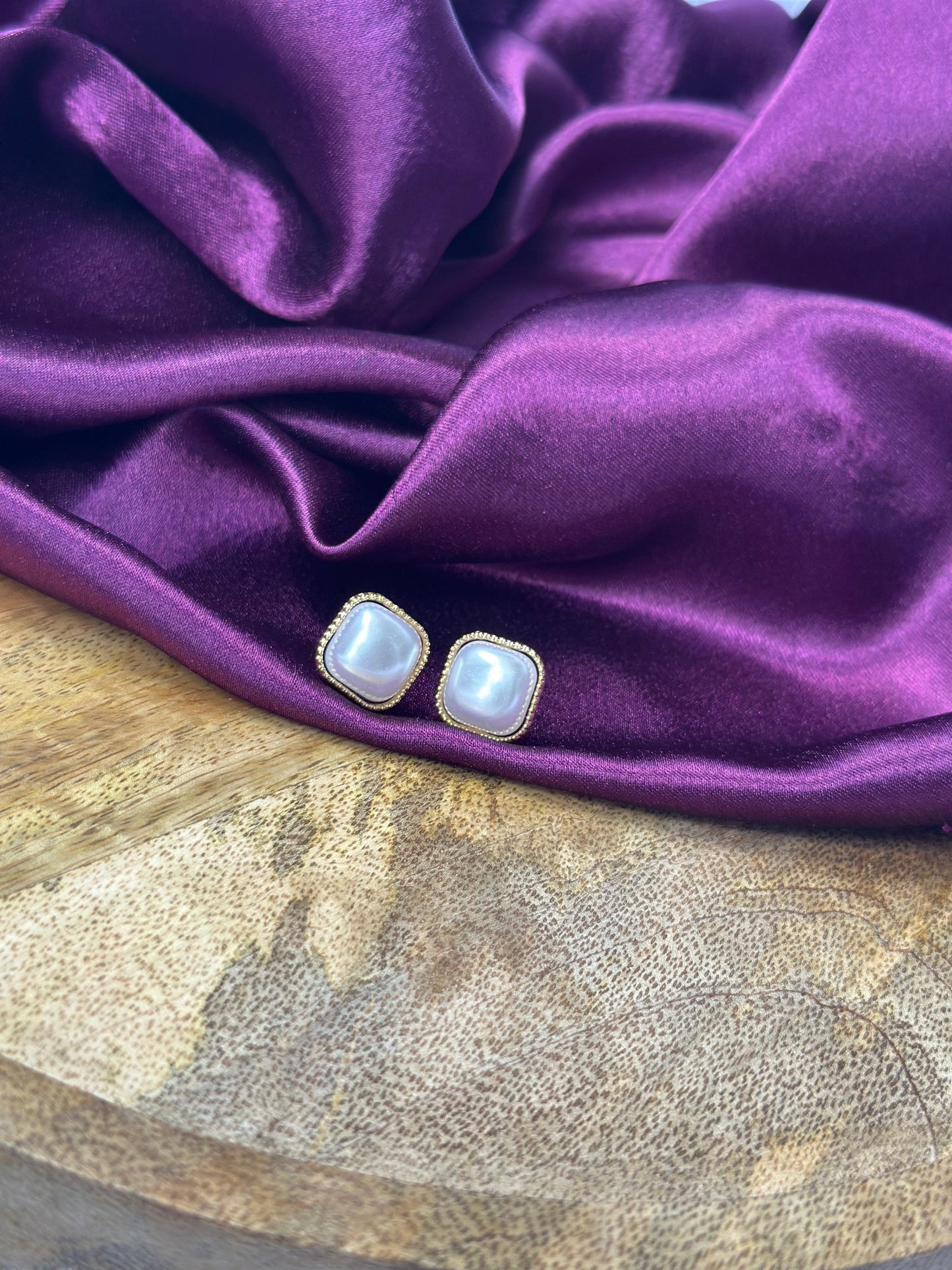 Pearl Stud Earrings