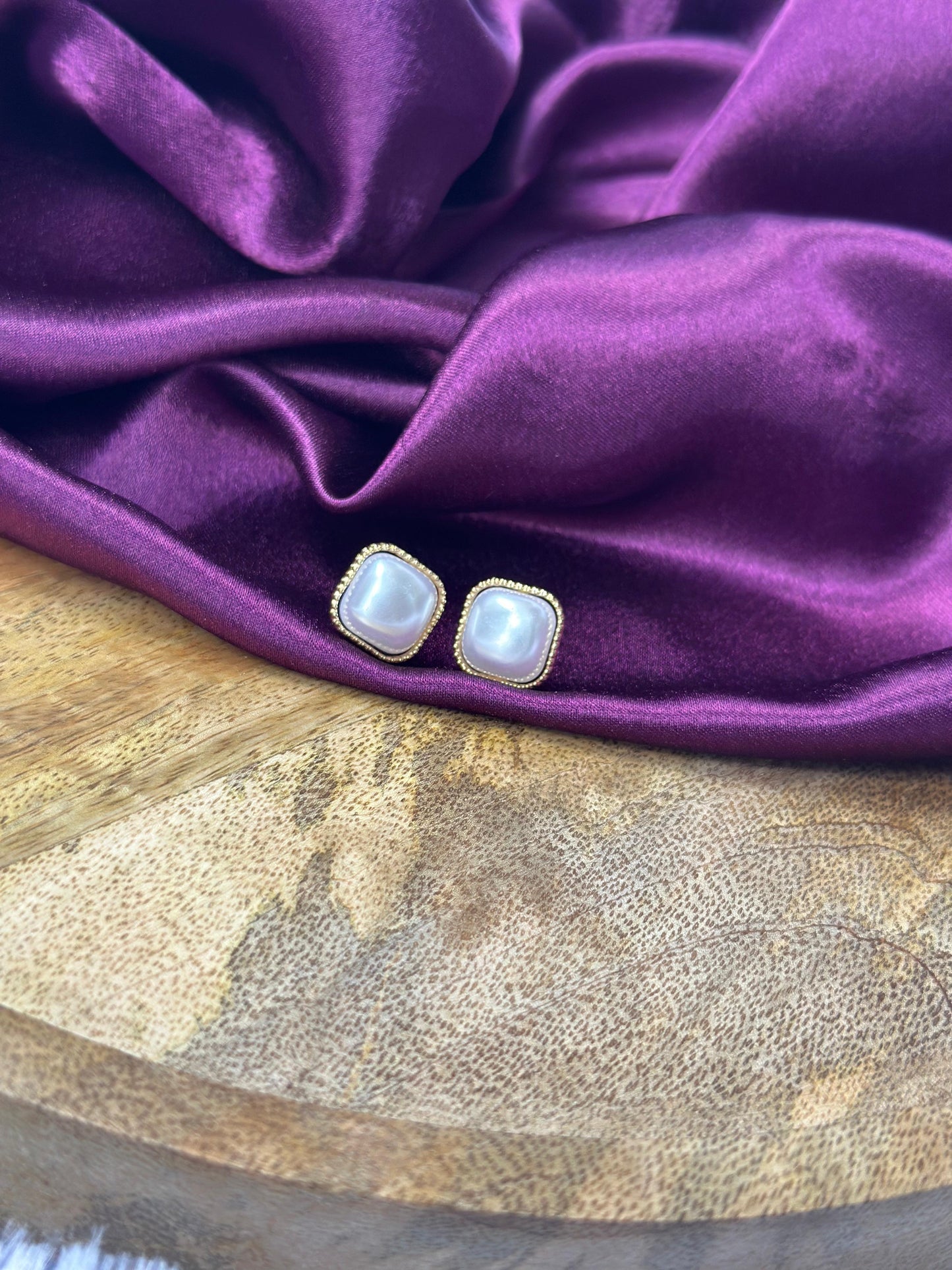 Pearl Stud Earrings