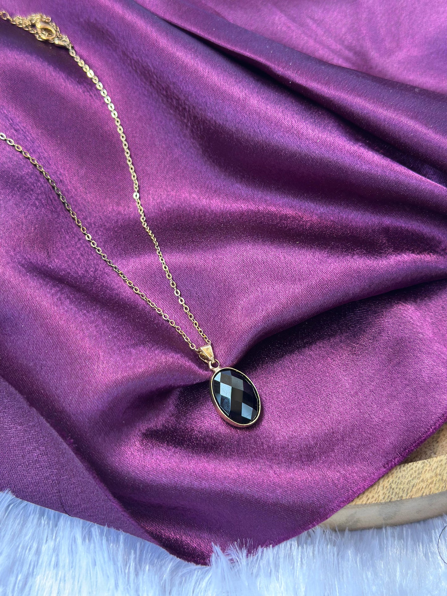 Midnight Elegance Onyx Pendant