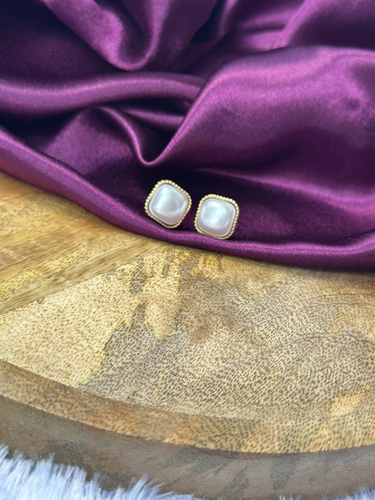 Pearl Stud Earrings